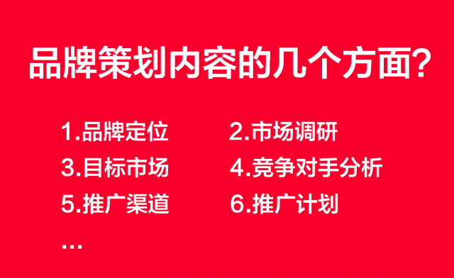 品牌策划包括哪几个方面？以下...